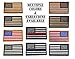 American Tactical Supply Co. American Flag Patch, Swat (Black/White)