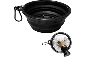 STUFOOL Shaving Bowl,Foldable Travel Shaving Bowl for Shave Cream, Silicone Shaving Cup for Wet Shaving for Men