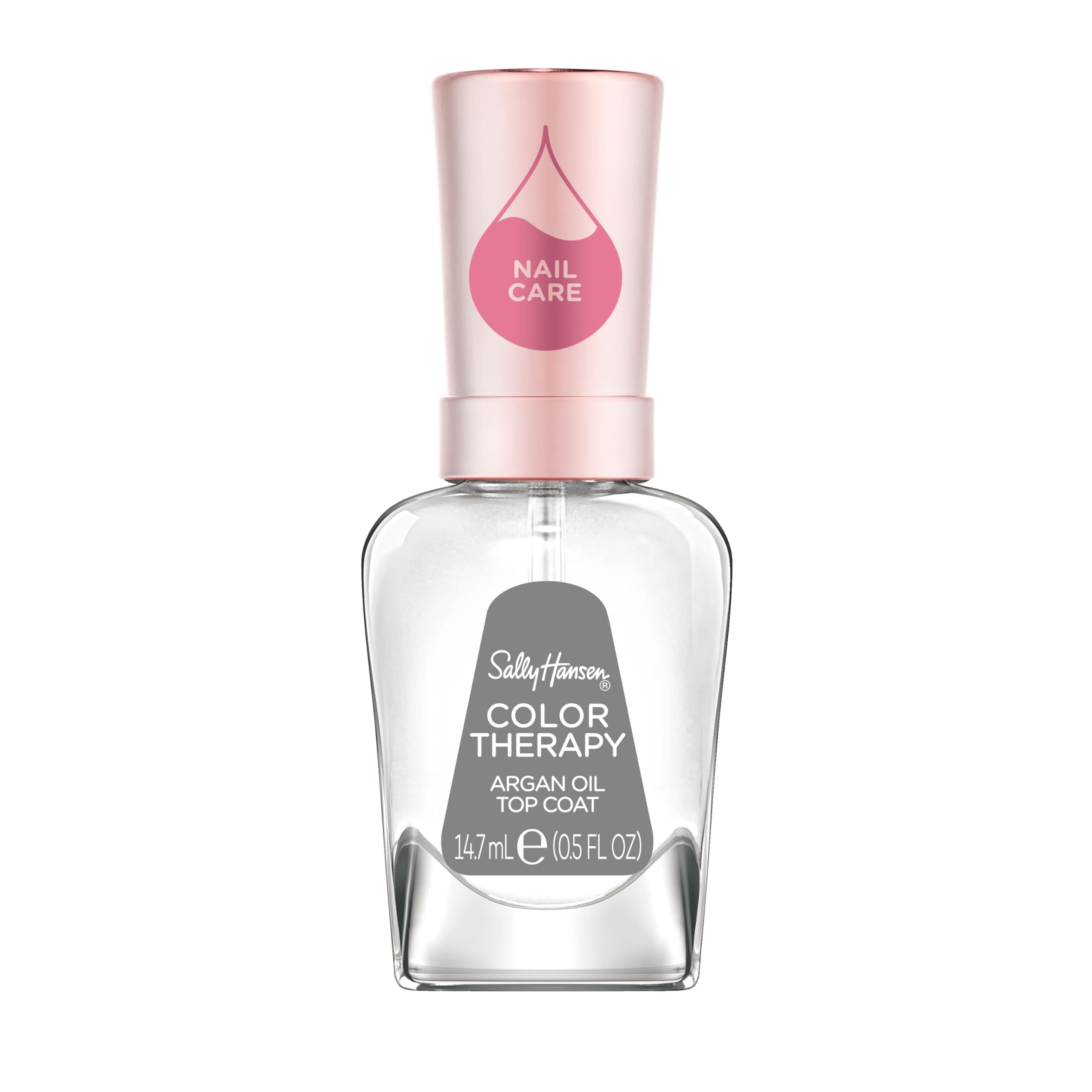 Sally Hansen Colour Therapy Top Coat Nail Polish with Argan Oil, 14.7 ml