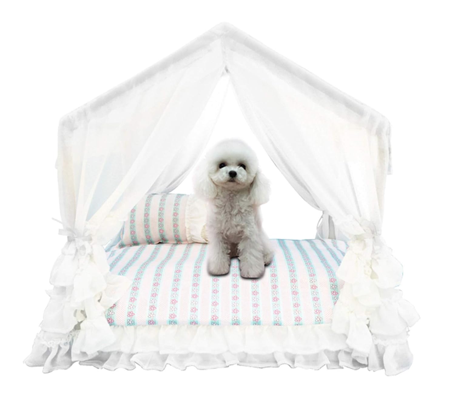 Amazon Com Lucky Girl Summer Cool Cabin Pink Princess Pet Bed