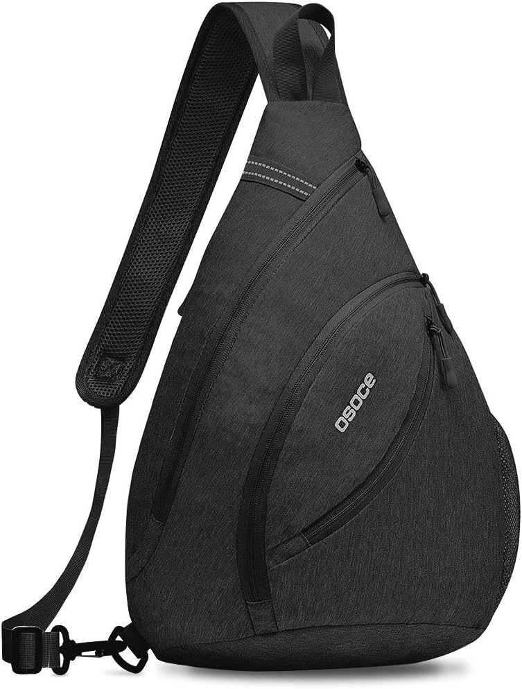 OSOCE Sling Cross Body Backpack, Multipurpose Water Resistant Outdoor Crossbody Shoulder