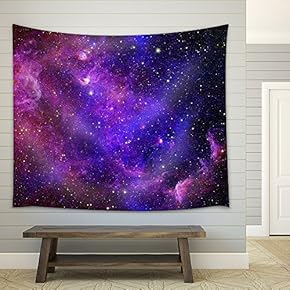 Galaxy Stars. Abstract Space Background. Elements of This Image furnished by NASA - Fabric Wall Tapestry Home Decor - 51x60 inches