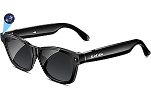 Blackview AI Smart Glasses with 12MP Camera, BT Call/Photo/4K HD Video Recording Glasses with Real-Time Translation, AI Voice Assistant, Object Recognition, Polarized Sunglasses Lenses4.0 out of 5 stars 498$107.98