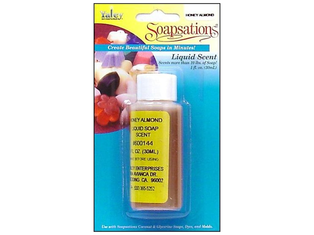 Yaley Soapsations Liquid Scent 1oz-Honey Almond, Other, Multicoloured, 5.3 x 9.62 x 15.97 cm