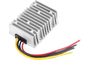 HOMELYLIFE 30A 360W 48V to 12V DC Voltage Regulator, Corded Electric, Waterproof Transformer for Golf Cart, Current Rating 30.0 Amps, Smart Chip Protection