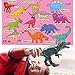 Dinosaur Toys Playsets Small Plastic Assorted Dinosaurs 12 Piece Set, Perfect for Toddlers & Preschoolers, 3-5