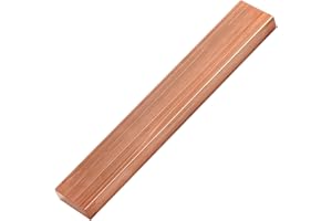 UAUAFIFI 3/8 Inch Copper Flat Bar,3/8" x 1" x 6" C11 Solid Copper Flat Bar Stock,99.9% Copper Bar Stock for Various DIY (1, 3/8x1x6 inch)