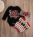 MA&BABY 3pcs Baby Girl Boy Cute Long Sleeve Romper Leg Warmers Hairband Outfits Christmas Sets (0-6 Months)