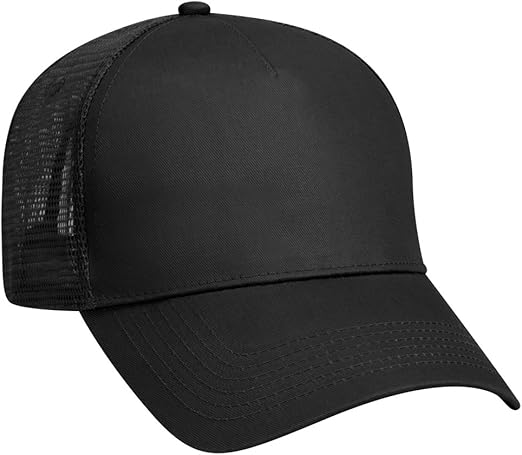 low profile mesh trucker hat