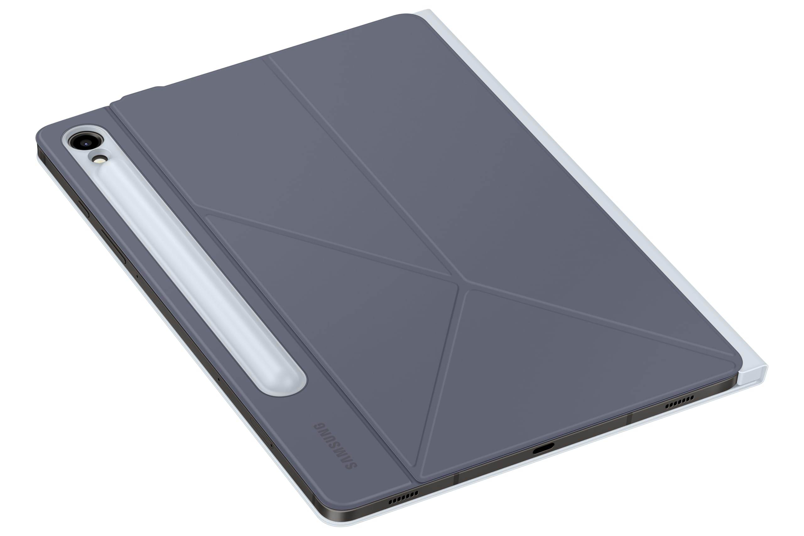Samsung Smart Book Cover EF-BX710 für das Galaxy Tab S10 Lite, Tab S10 FE, Tab S9 FE, Tab S9, Zweiteiliges Tablet Cover, stilvoller Schutz, praktische Aufstellmöglichkeiten, S Pen Aufbewahrung, Blue