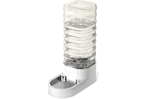 CICONIRA Gravity 11L Dog and Cat Water Bowl Dispenser, Automatic Stainless Steel Dog Water Bowl, 100% BPA-Free