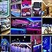 LEDMO 12V Flexible SMD 5050 RGB LED Strip Lights, LED Tape, Multi-colors, 300 LEDs, Non-waterproof, Light Strips, Color Changing, Pack of 16.4ft/5m Strips