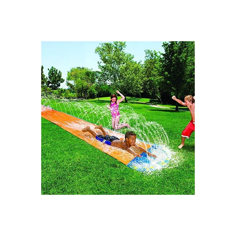 Easy-topbuy Tobogán De Agua, Toboganes De Agua para Piscinas Pista