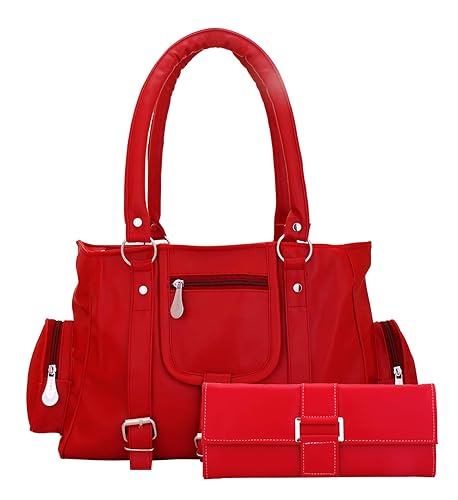 Lady Bar Womens Handbag ( Red Bag)