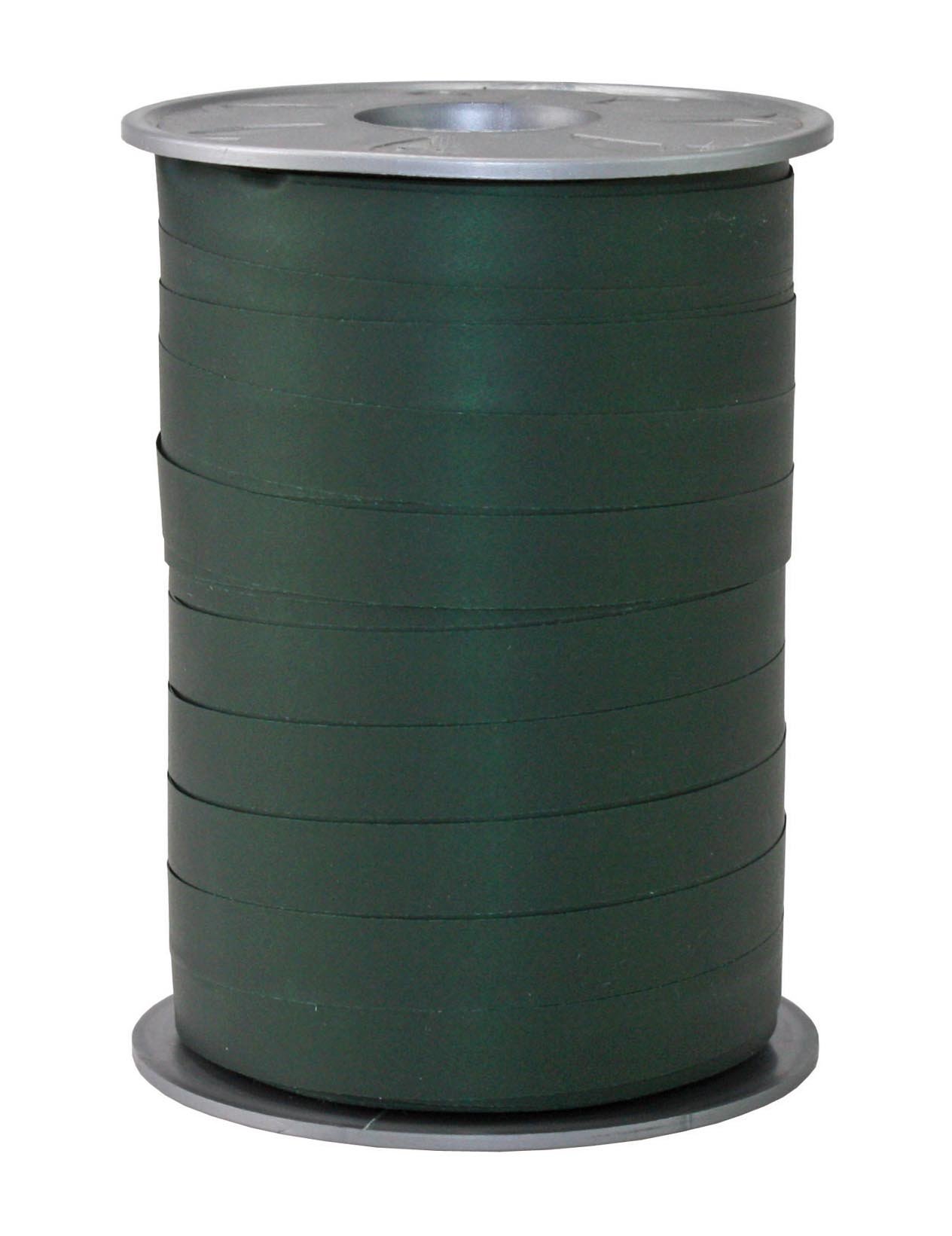 C.E Pattberg Gift Ribbon - dark green Matt, 200 m Ribbon In Paperlook For Wrapping Gifts, 10 mm Width, Create Beautiful Floral And Baby Shower Decorations, Pastel Balloon Ribbons - For Every Occasion