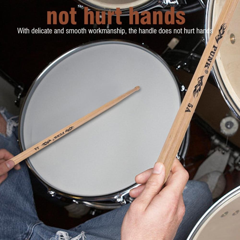 Drumsticks A Percussion楽器アクセサリー5 Fraxinus木製drop Shapedドラムsticks Dilwe A 5b 7 B07dx38yyk 5a ドラムスティック 印象のデザイン