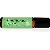 Plant Therapy Gut Aid Essential Oil Blend Roll-On 10 mL (1/3 oz) 100% Pure, Pre-Diluted Roll-On, Supports Healthy Digestion, Ready for Topical Application