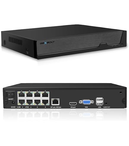 Amazon.com : Xenocam 4CH PoE NVR 5MP H.265 Security Network Video