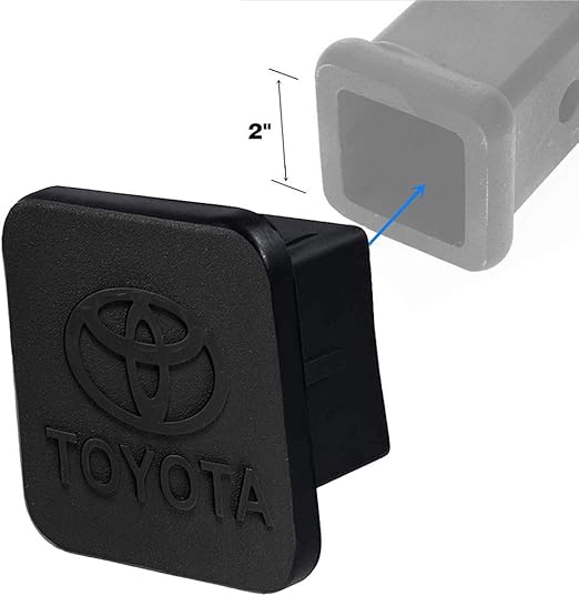 for Toyota Trailer Hitch Cover, Sturdy Rubber Receiver Tube