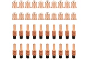 KEMAO 220842 Electrode, 40Pack, Fit for Hypertherm Powermax45XP/65/85/105 Duramax Torch Consumables (220941 20 Pcs + 220842 2