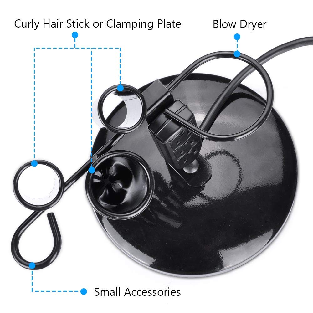 AW Tabletop Blow Dryer Hair Iron Holder Salon Appliance Stand with 3 Outlets for Stylist Hot Tool Straightener: Beauty