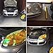LinkedGo Self Adhesive Golden Yellow Gloss Vinyl Headlight Foglight Tail Tint Wrap (12