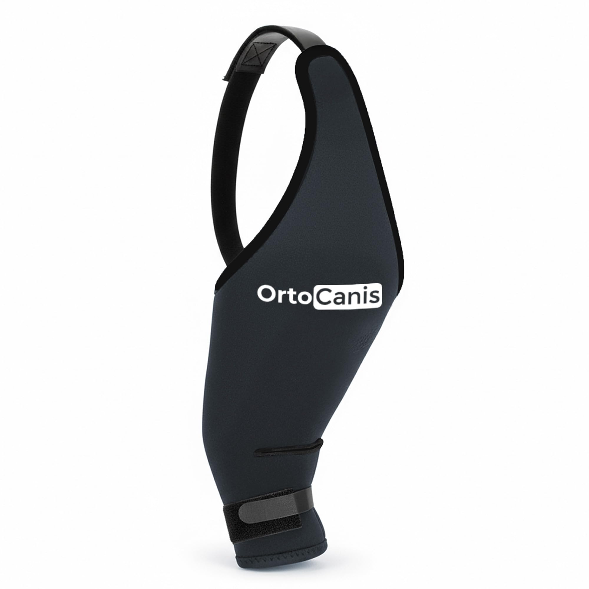 Photo 1 of Ortocanis Dog Knee Brace for Hind Leg Support – Flexible Neoprene Knee Brace for Dogs with Joint Instability, Torn ACL, Limping or Osteoarthritis – Comfortable Support for Recovery (Medium, Left Leg)