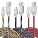 Micro USB Cable, 10ft Boxeroo 3 Pack Micro USB Cable High Speed USB 2.0 A Male to Micro B Data Sync and Charging Cables Compatible with Samsung, HTC and Other Android Phones