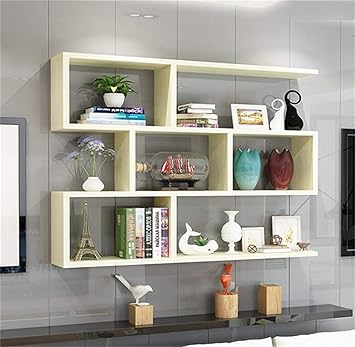 Mr T Wandregal Holz Hangewandregal Wohnzimmer Schlafzimmer Bucherregal Storage Rack Wandschrank Einheit Regale Wandschmuck Design Moderne Wohnzimmerregal Size 100cmx15cm Amazon De Kuche Haushalt