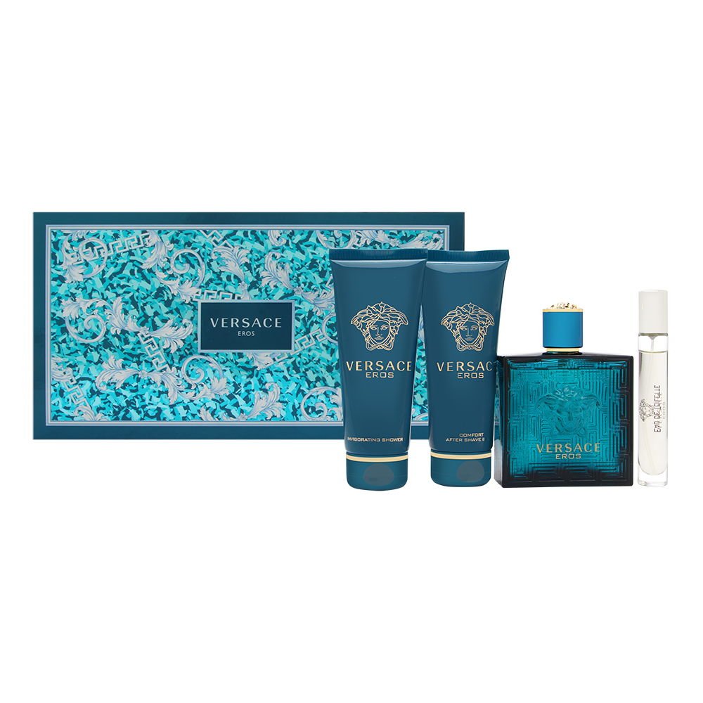 Versace Eros for Men 4 Piece Gift Set Beauty