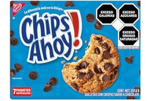 Chips Ahoy! 7 paquetes con 4 galletas cada uno