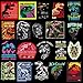 Meet Holiday Jurassic Park Dinosaur Sticker 75 PCS PVC Waterproof Stickers for Laptop, Notebooks, Car, Bicycle, Skateboards, Luggage Decoration (Jurassic Park)