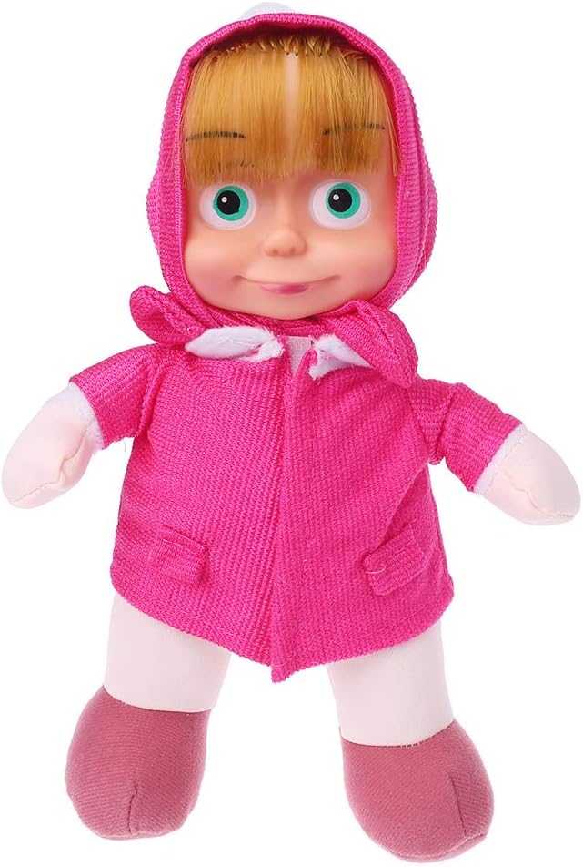 Rbiouseix Winter Masha Doll Cartoon Martha Marsha Plush Stuffed Soft Toys PP Cotton Masha and Bear Animals Baby Toys for Children Girls