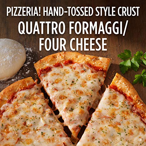 DIGIORNO Pizzeria! Hand-Tossed Style Crust Quattro Formaggi / Four Cheese Frozen Pizza, 18.3 oz. | Made with Mozzarella Cheese