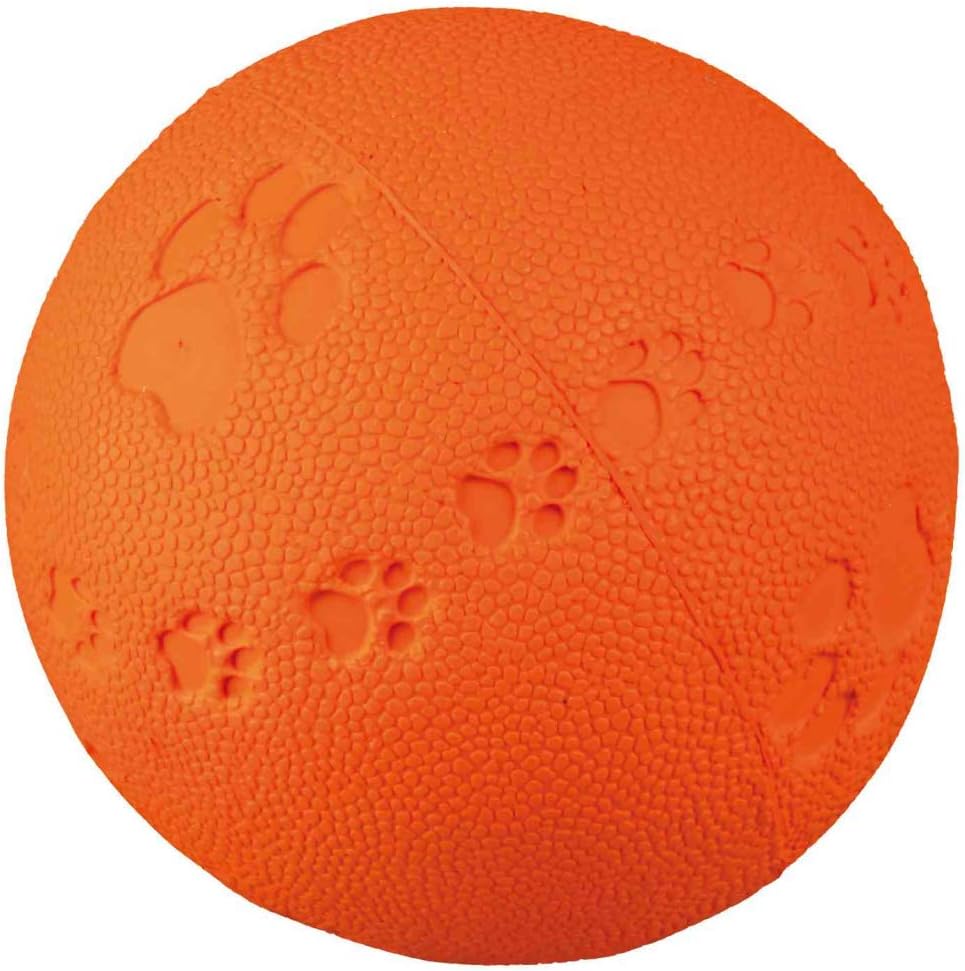 Trixie Natural Rubber Toy Dog Ball, 9 cm (Multi-color) Pack of 1, Mulit-color, ø 9 cm - Image 3