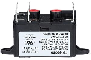 TRADEPRO (TP-90380) 24 Volt 1NO/1NC (Normally Open)/(Normally Closed) Relay | 15 Full Load Amps, 50/60 Hertz | Provides Switching of Heavier Loads with HVAC Equipment