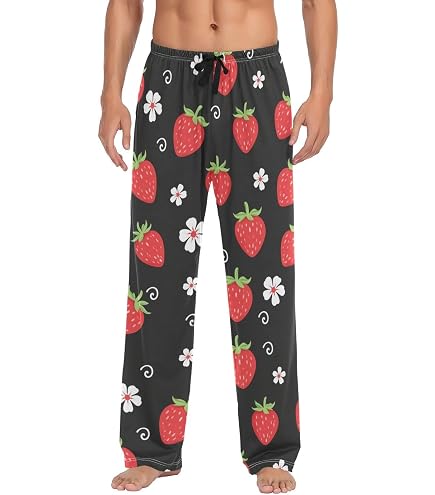 Amazon.com: Buffalo Plaid Checked Red Mens Pajama Pants Gingham