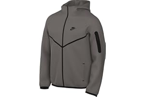 Nike Tech Men's Fleece Windrunner Full-Zip Jacket (Cave Stone/Black)