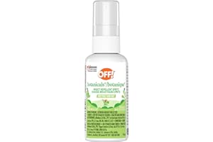 OFF! Botanicals Deet Free Insect and Mosquito Repellent, Bug Spray Safe on Outer Surfaces of Clothing, 59mL