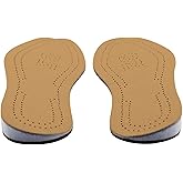 Supination Insoles,O/XO Leg Orthopedic Corrective Brown Insoles,for Foot Alignment,Metatarsalgia,Bow Legs,Posture Improve,for Men and Women(Color: Supination,Size: 43/44)