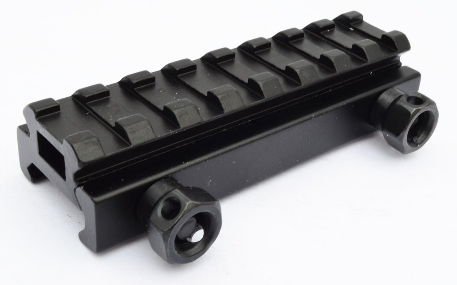 thumbnail image 2 of Picatinny Riser Rail - 1.1 Inch High Profile Red Dot Scope Mount In Black 2 of 14