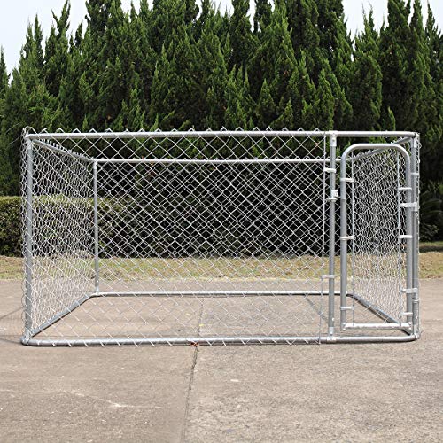 image for JAXPETY Foldable Metal Pet Exercise and Playpen 7.5 x 7.5 Ft Heavy Dut