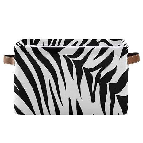 ALARGE Aufbewahrungskörbe, abstraktes Tribal-Zebra-Muster
