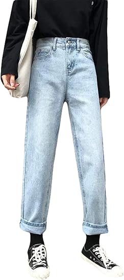 Amazon Bscoolデニムパンツ レディース ゆったり ジーンズ ハイウエスト ワイドパンツ 韓国ファッション ロングパンツ 春 ジーンズ 通販 Amazon Bscoolデニムパンツ レディース ゆったり ジーンズ ハイウエスト ワイドパンツ 韓国ファッション ロングパンツ 春 ジーンズ 通販