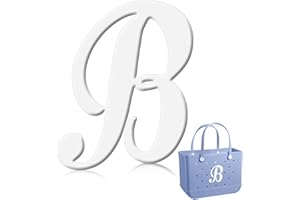 Alixumiss Decorative Lettering Charms for Bogg Bag, Alphabet Lettering Accessories, Decorative Bogg Bag Charms Insert Alphabet Lettering, Alphabet 3D Letters for Personalizing Handbag DIY