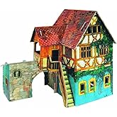 Clever Paper Sailor's House with Figures