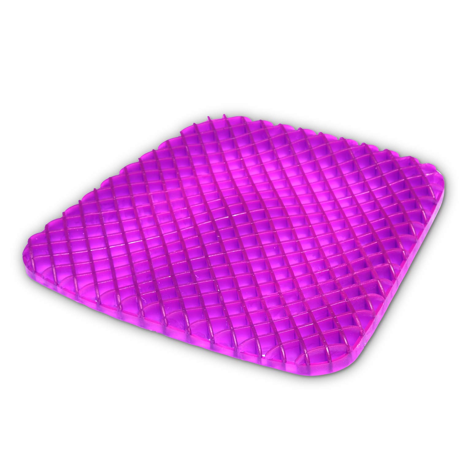 Gel Seat Cushion Comfort Purple Egg Crate Design Gel Pad