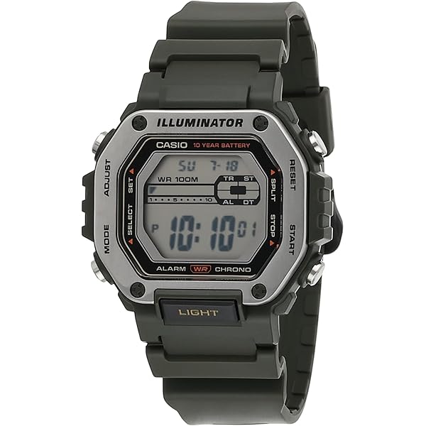 Amazon.com: Casio 10 Year Battery Quartz Watch with Resin Strap