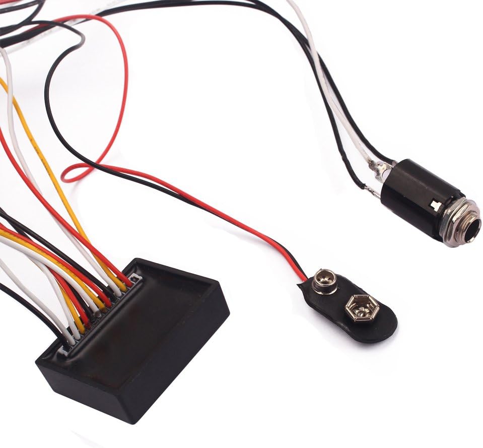 Loaded Wiring Harness Potentiometer 3 Band AMP EQ Preamp Equalizer Pickup for JB PB Bass Guitar