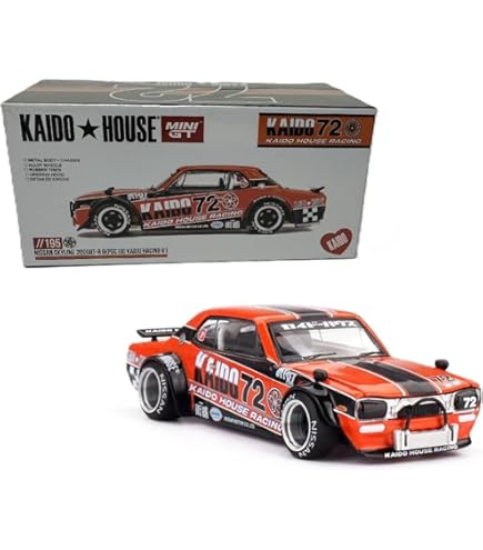 Amazon.com: Mini GT x Kaido House 1:64 Datsun 510 Pro Street